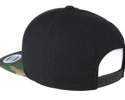 Swan Black/Camo Snapback - Origami