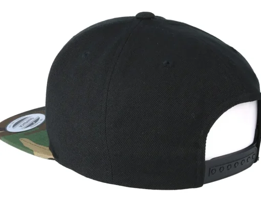 Swan Black/Camo Snapback - Origami