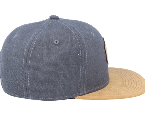 Sweden Map Patch Dark Heather Grey/Suede Snapback - Iconic