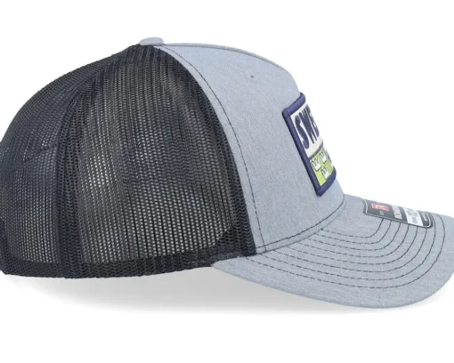 Sweden Patch Logo Heather Grey/Black A-frame Trucker - Wild Spirit