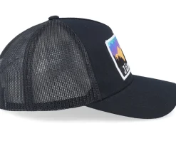 Swedish Jämtland Landscape Caramel/Black A-frame Trucker - Wild Spirit