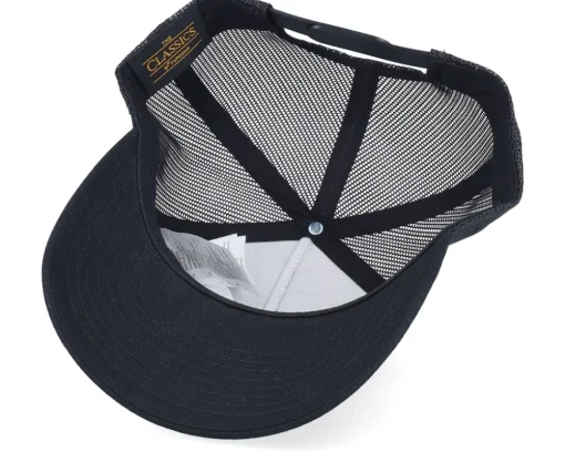 Swedish Jämtland Landscape Caramel/Black A-frame Trucker - Wild Spirit