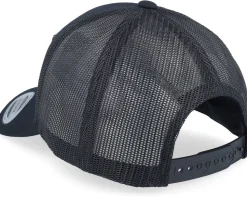 Swedish Lappland Landscape Black A-Frame Trucker - Wild Spirit