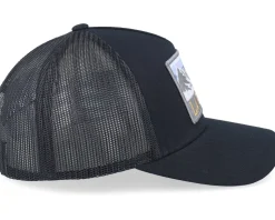 Swedish Lappland Landscape Black A-Frame Trucker - Wild Spirit