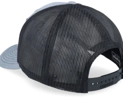 Swedish Norrbotten Landscape Heather Grey/Black A-Frame Trucker - Wild Spirit