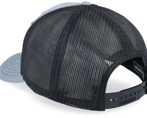 Swedish Norrbotten Landscape Heather Grey/Black A-Frame Trucker - Wild Spirit