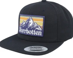Swedish Norrbotten Landscape Heather Grey/Black A-Frame Trucker - Wild Spirit