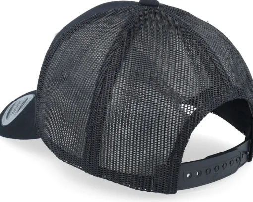 Swedish Småland Landscape Patch Black A-Frame Trucker - Wild Spirit