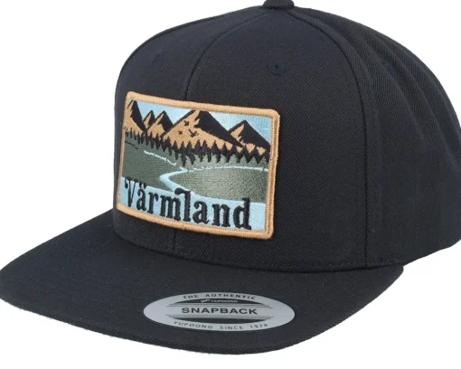 Swedish Värmland Landscape Terry Green/Brown A-Frame Trucker - Wild Spirit