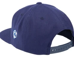 Swords And Dice D20 Navy Snapback - Critiql Hit