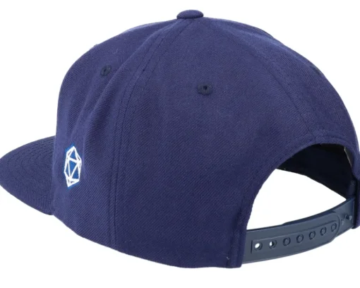 Swords And Dice D20 Navy Snapback - Critiql Hit