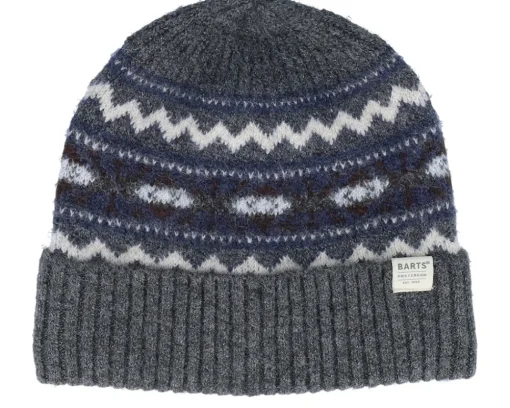 Sybe Beanie Dark Heather Cuff - Barts