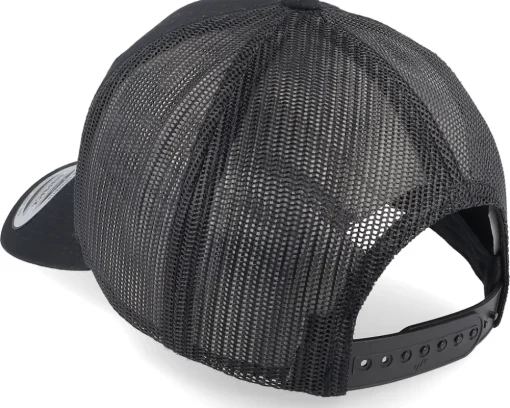 Sydney 3d & Patch Black Trucker - Bacpakr