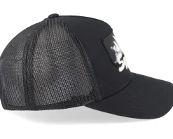 Sydney 3d & Patch Black Trucker - Bacpakr
