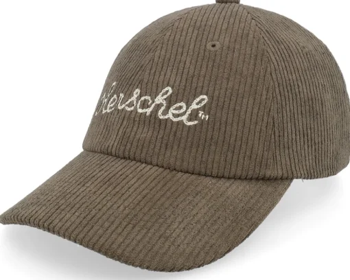 Sylas Chain Stitch Cap Bungee Corduroy/White Dad Cap - Herschel