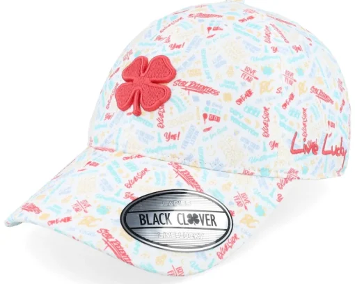 Tagger 2 White/Paradise Pink Dad Cap - Black Clover