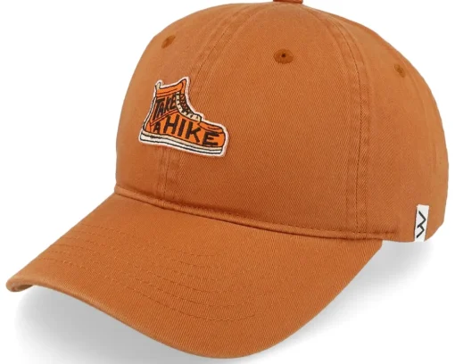 Take A Hike Wai Washed Cotton Rust Mom Cap - Wild Spirit