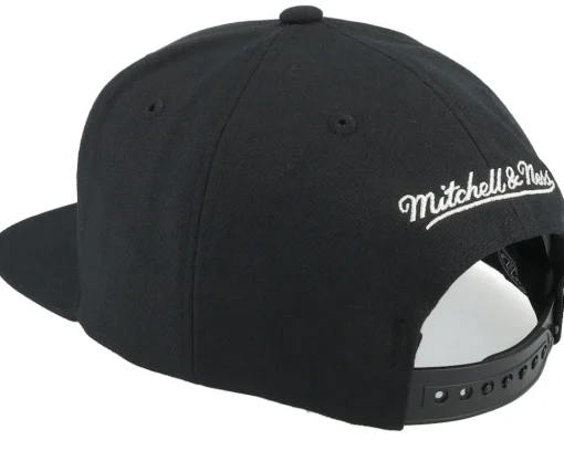 Tampa Bay Lightning Evergreen Black White Cap Black Snapback - Mitchell & Ness