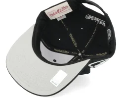 Tampa Bay Lightning Evergreen Black White Cap Black Snapback - Mitchell & Ness