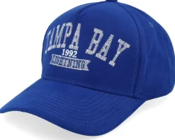 Tampa Bay Lightning Shady Suede Pro Navy A-frame Adjustable - Mitchell & Ness