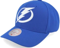 Tampa Bay Lightning Team Ground 2.0 Pro Blue Adjustable - Mitchell & Ness