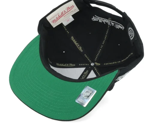 Tampa Bay Lightning Top Spot Black Snapback - Mitchell & Ness