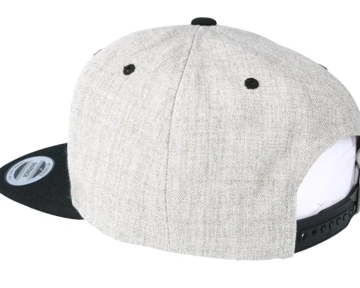 Tattoo Machine Heather Grey Black Snapback - Tattoo Collective
