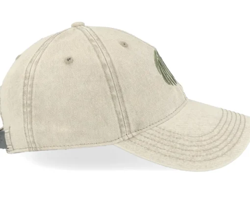 Taurus Snow Washed Khaki Dad Cap - Delulu
