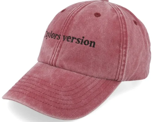 Taylors Version Washed Red Dad Cap - Iconic