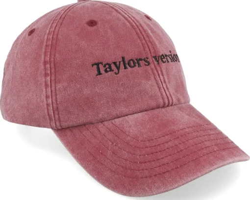 Taylors Version Washed Red Dad Cap - Iconic