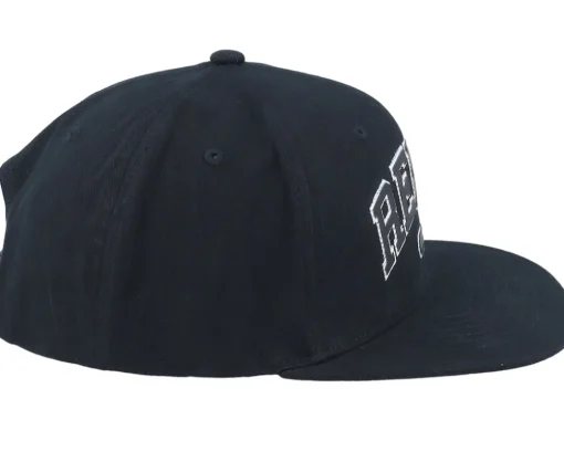Team Cap Black Snapback - Reell