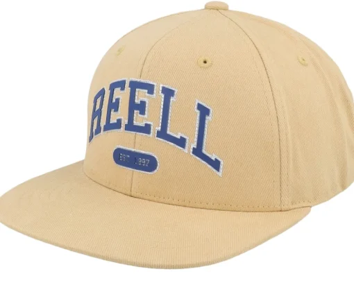 Team Cap Black Snapback - Reell