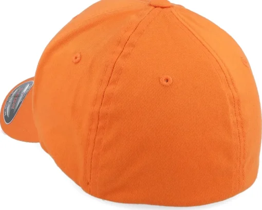 Terraflame Logo Orange Wooly Combed Flexfit - Skillfish