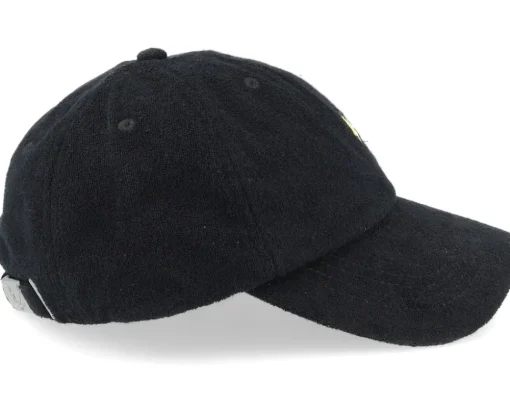 Terry Towelling Baseball Cap Jet Black Dad Cap - Lyle & Scott