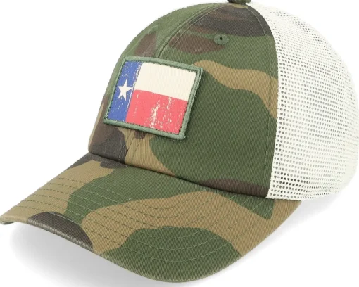 Texas Ballpark Mesh Ivory/Camo Trucker - American Needle