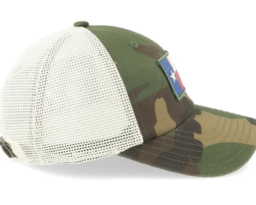 Texas Ballpark Mesh Ivory/Camo Trucker - American Needle