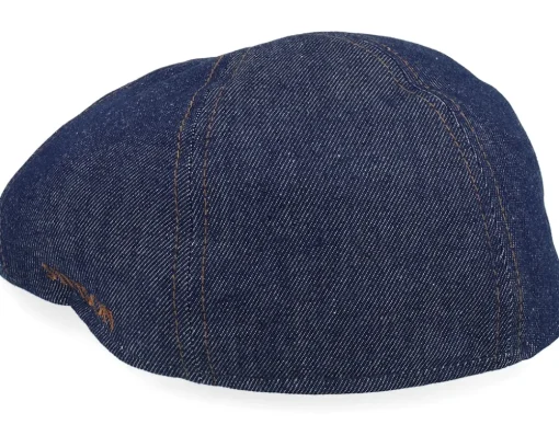 Texas Denim Sustainable Blue Flat Cap - Stetson