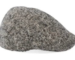 Texas Duck Shape Texas Donegal Khaki Flat Cap - Stetson