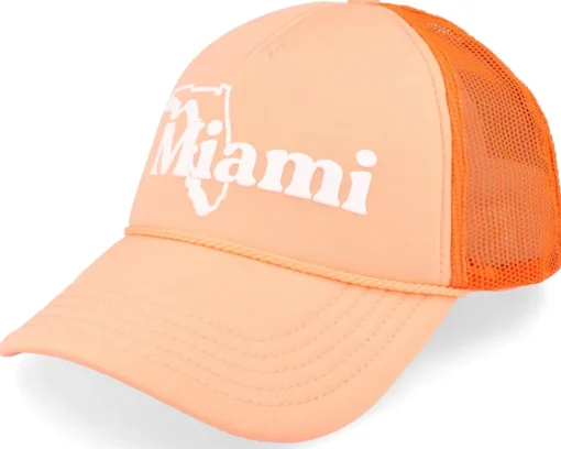 Texas Foamy Valin Texas Orange Trucker - American Needle