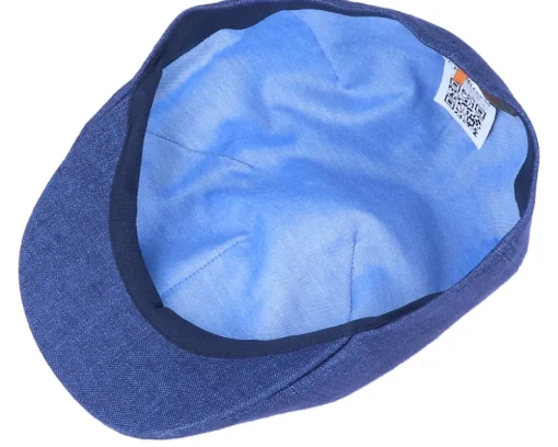 Texas Linen 2 Blue Flat Cap - Stetson