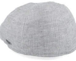 Texas Linen Light Grey Flat Cap - Stetson