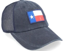 Texas Raglan Bones Patch Navy Trucker - American Needle