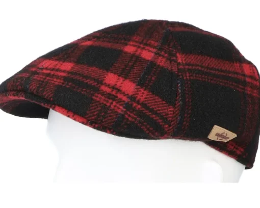 Texas Shadow Plaid Flat Cap - Stetson