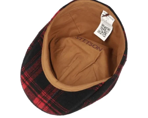 Texas Shadow Plaid Flat Cap - Stetson