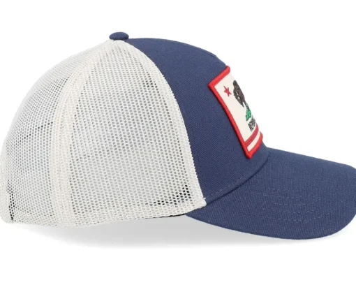 Texas Valin Ivory/Navy Trucker - American Needle