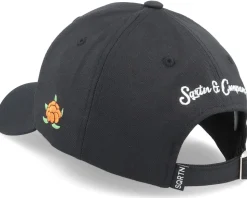 TGN Script Hooked Cap Black Adjustable - SQRTN