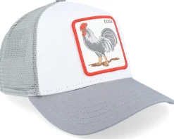 The Cock White/Light Grey A-Frame Adjustable - Goorin Bros.