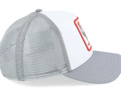 The Cock White/Light Grey A-Frame Adjustable - Goorin Bros.