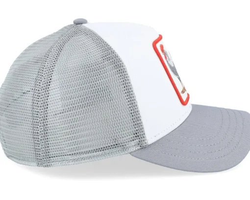The Cock White/Light Grey A-Frame Adjustable - Goorin Bros.