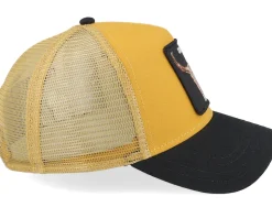 The Dead Skull Brutalism Mustard A-Frame Trucker - Goorin Bros.